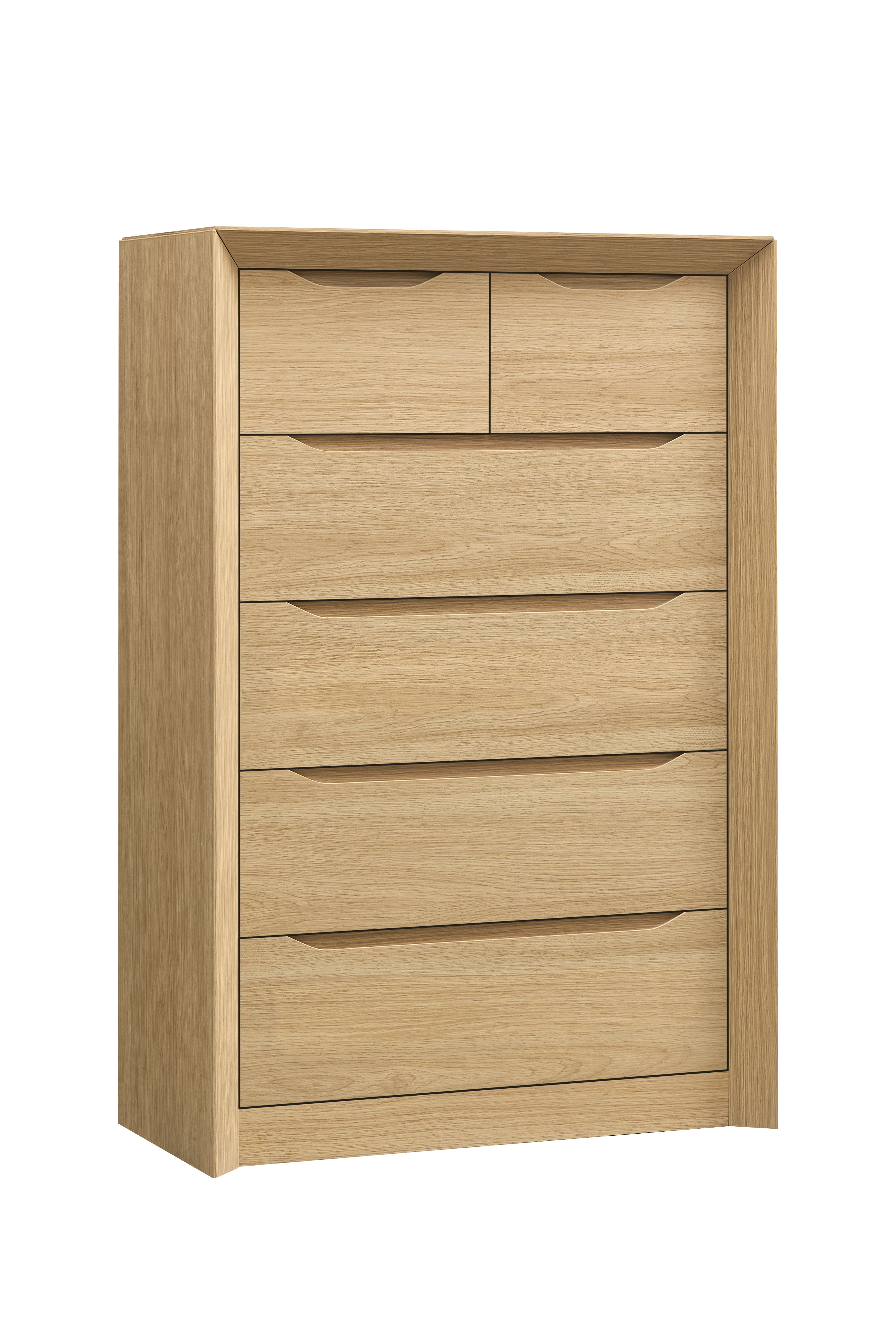 6-Drawer Tall Dresser for Bedroom Storages