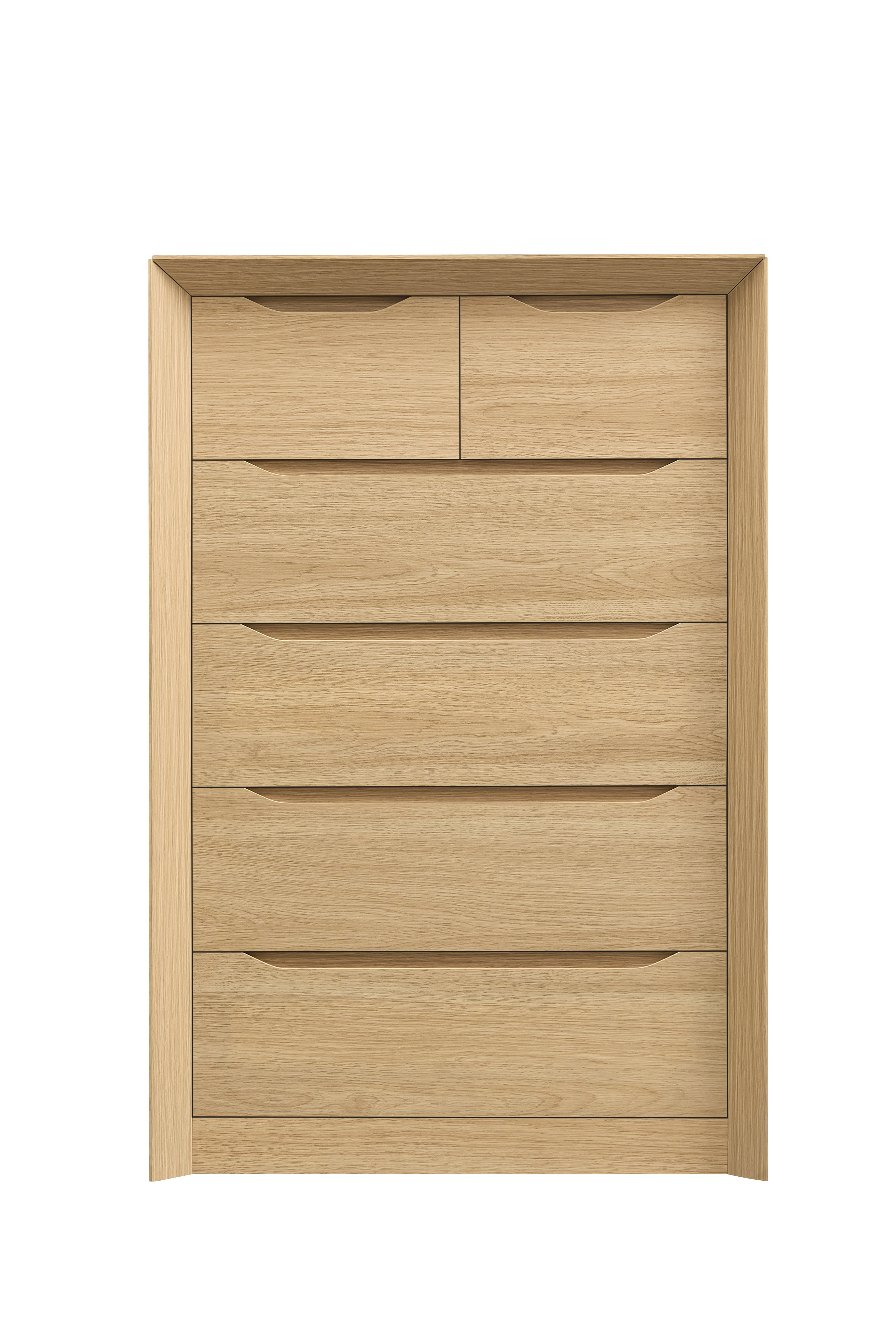 6-Drawer Tall Dresser for Bedroom Storages