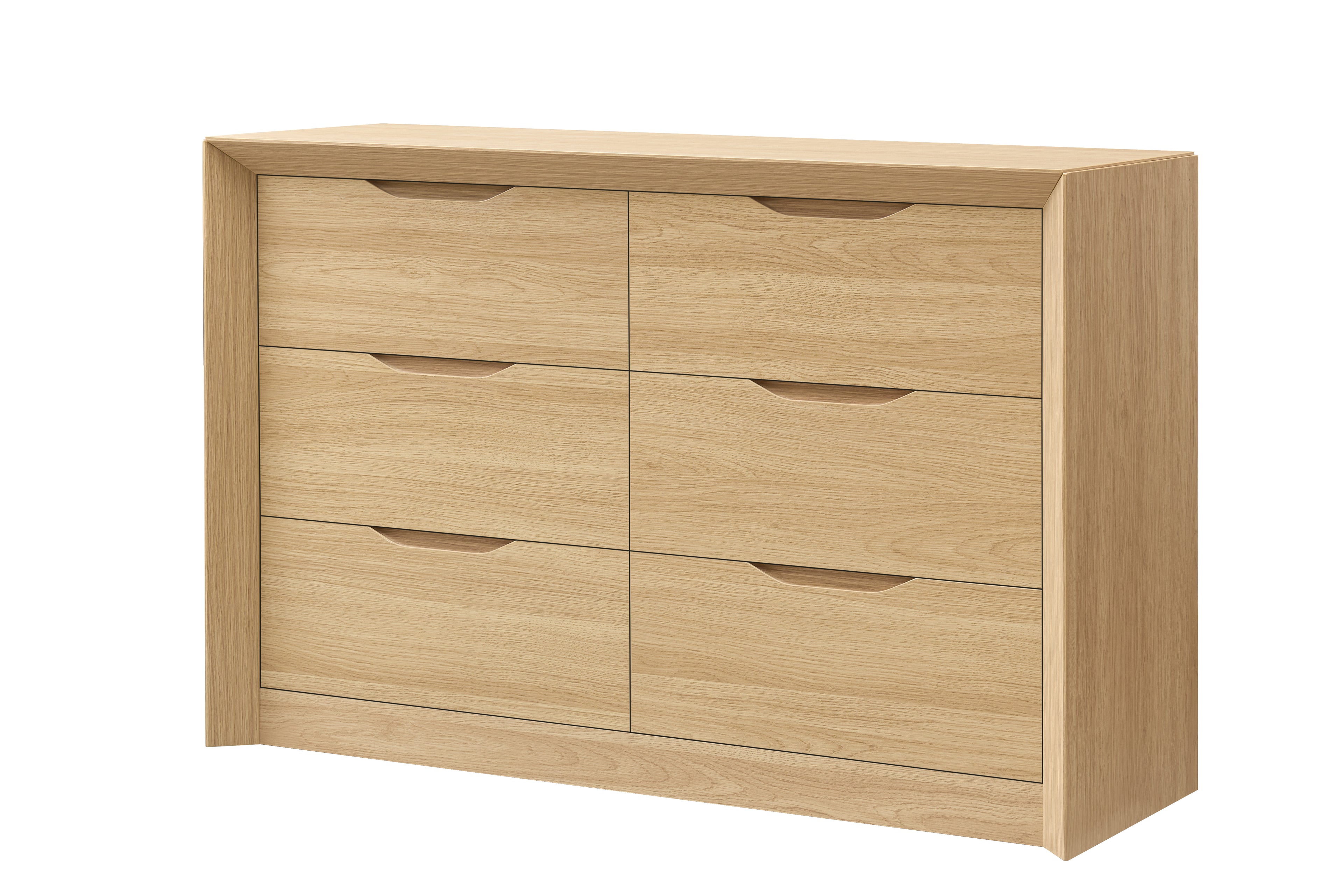 6-Drawer Wide Dresser with Spacious Storage