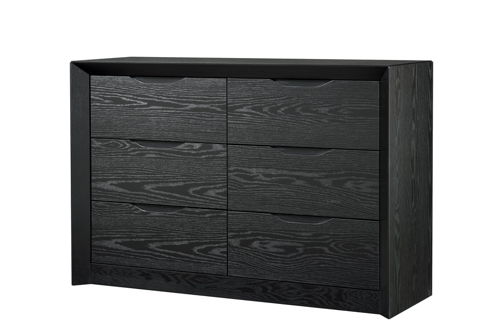 6-Drawer Wide Dresser with Spacious Storage