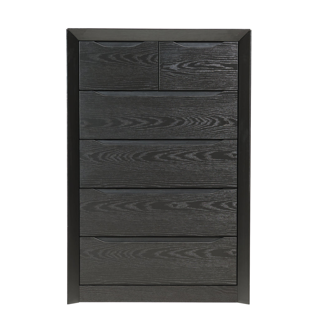 6-Drawer Tall Dresser for Bedroom Storage