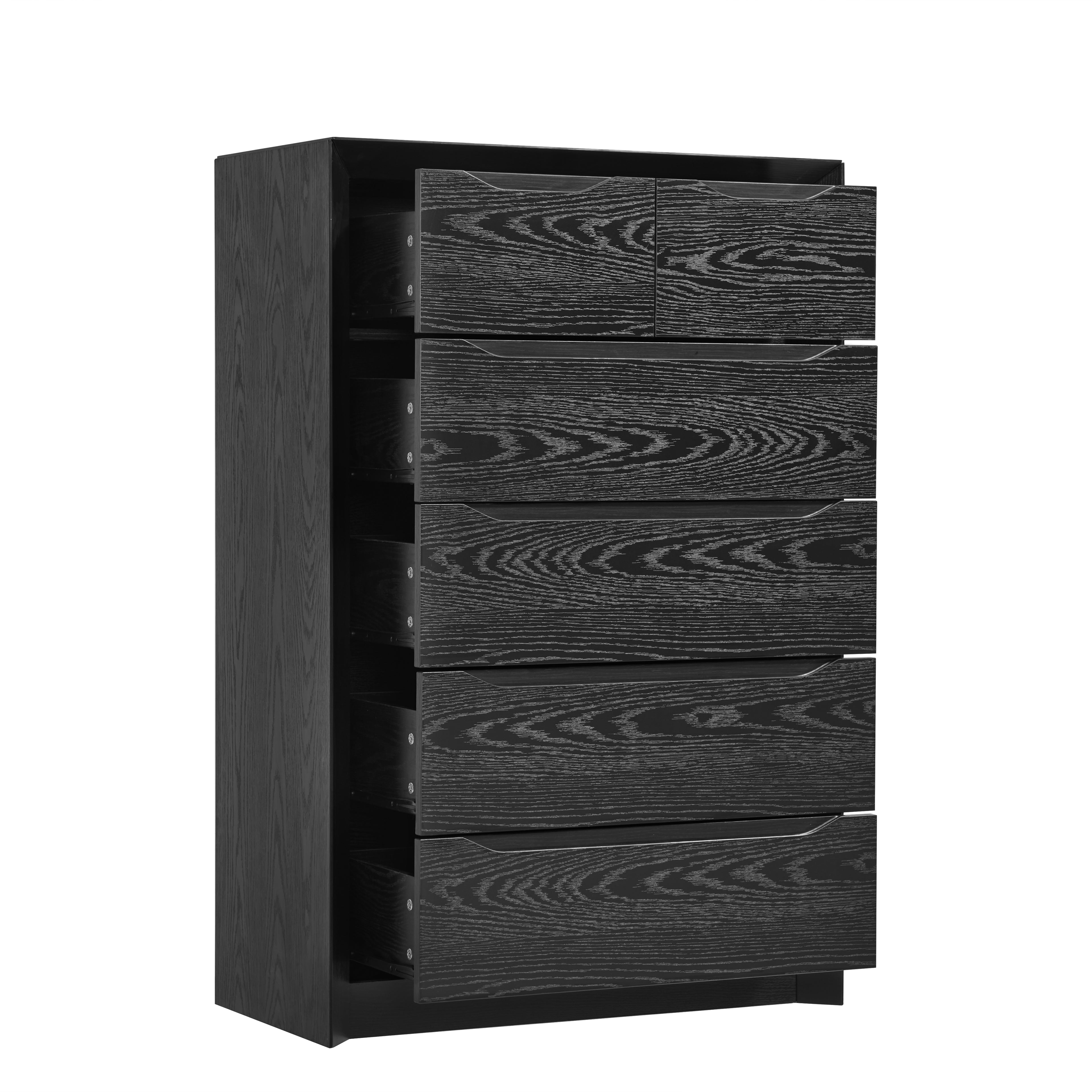 6-Drawer Tall Dresser for Bedroom Storage