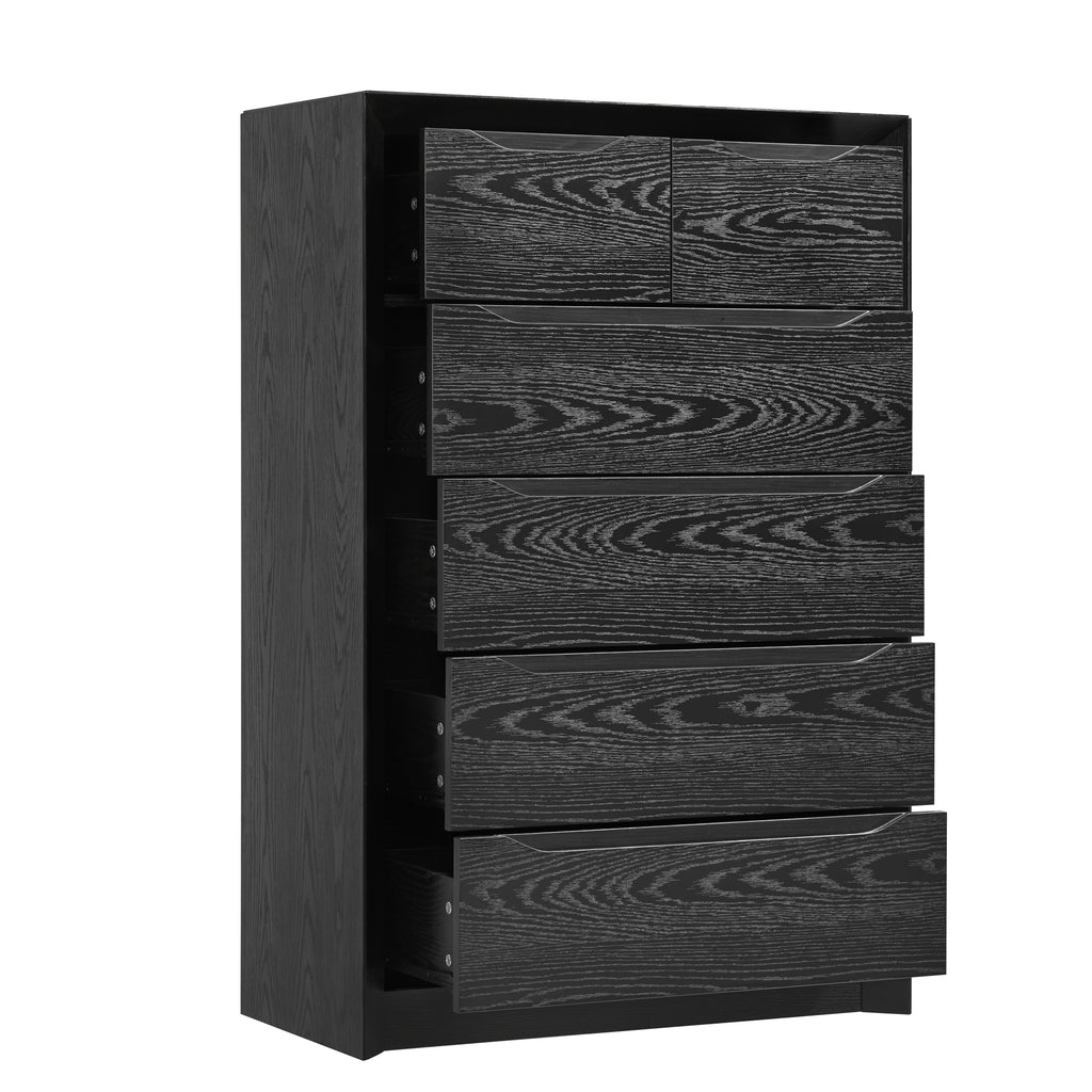 6-Drawer Tall Dresser for Bedroom Storage